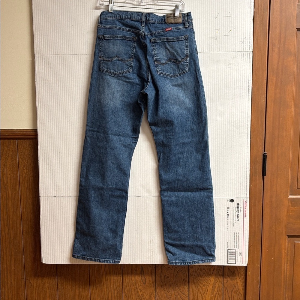 Wrangler Men's  Relaxed Bootcut Blue Jeans Size 32 X 32 - Picture 7 of 7